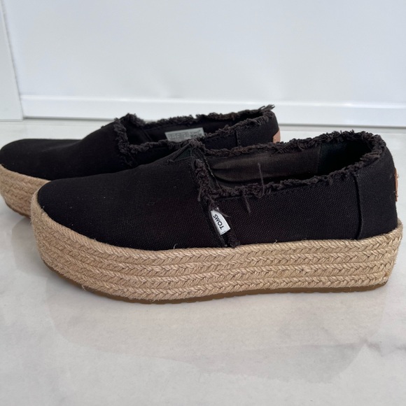 TOMS Valencia Canvas Platform Espradilles - Picture 7 of 10